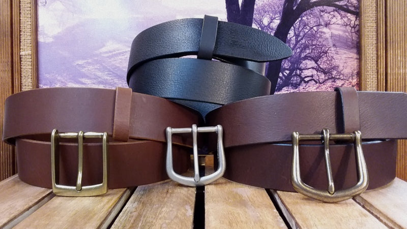 Tan Oil Double Tone Leather Belt