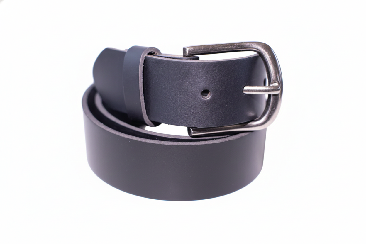 Tan Oil Double Tone Leather Belt