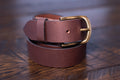 Tan Oil Double Tone Leather Belt